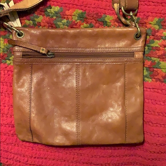 Fossil brown leather shoulder bag - Picture 2 of 4